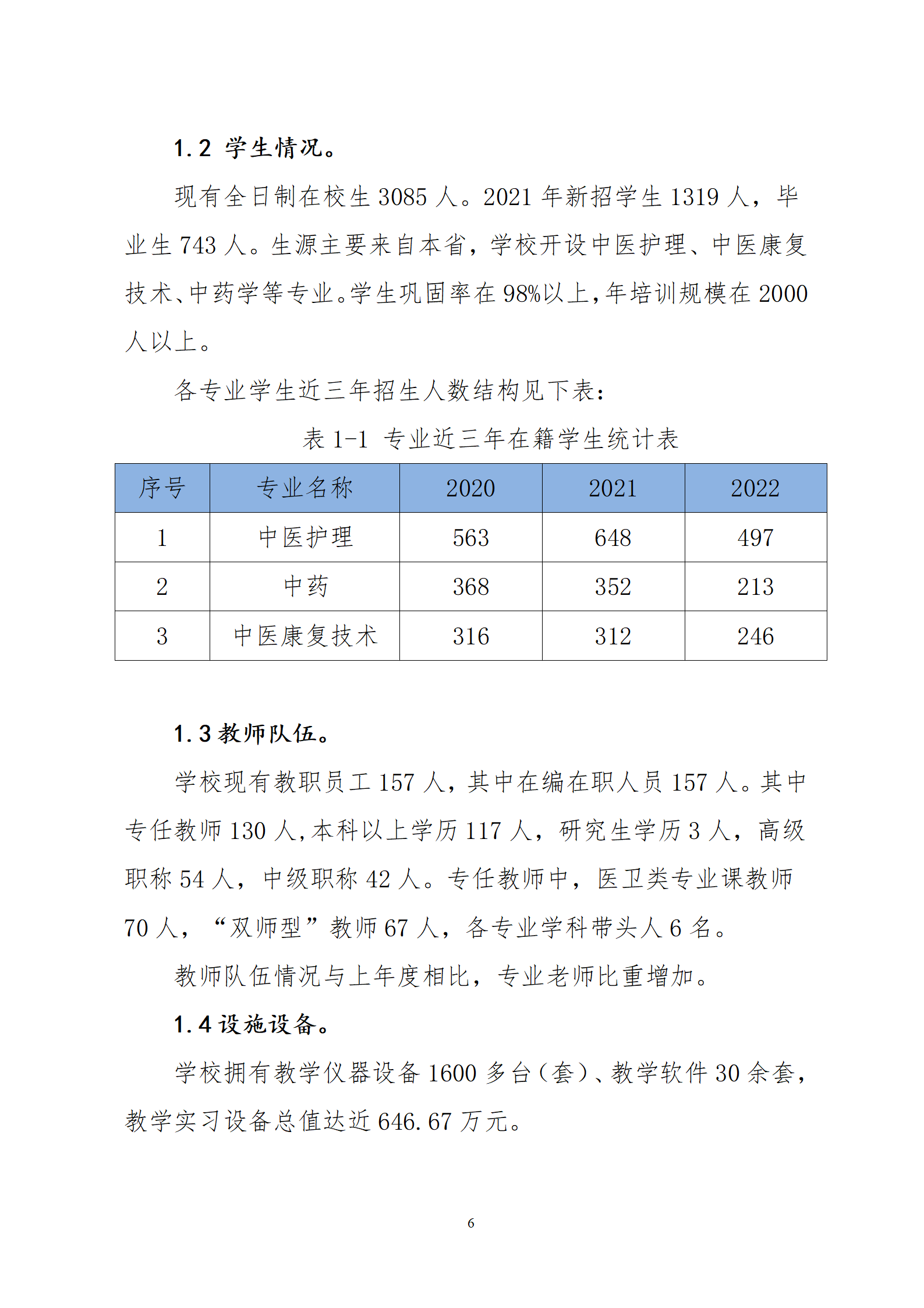 2022年度益阳市卫生职业技术学校教育质量年度报告(图7)